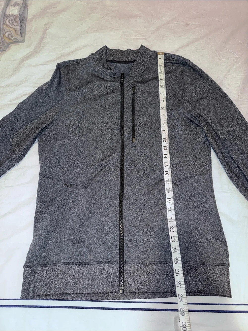 🍋Lululemon Men's Charcoal Heather Bomber Jacket